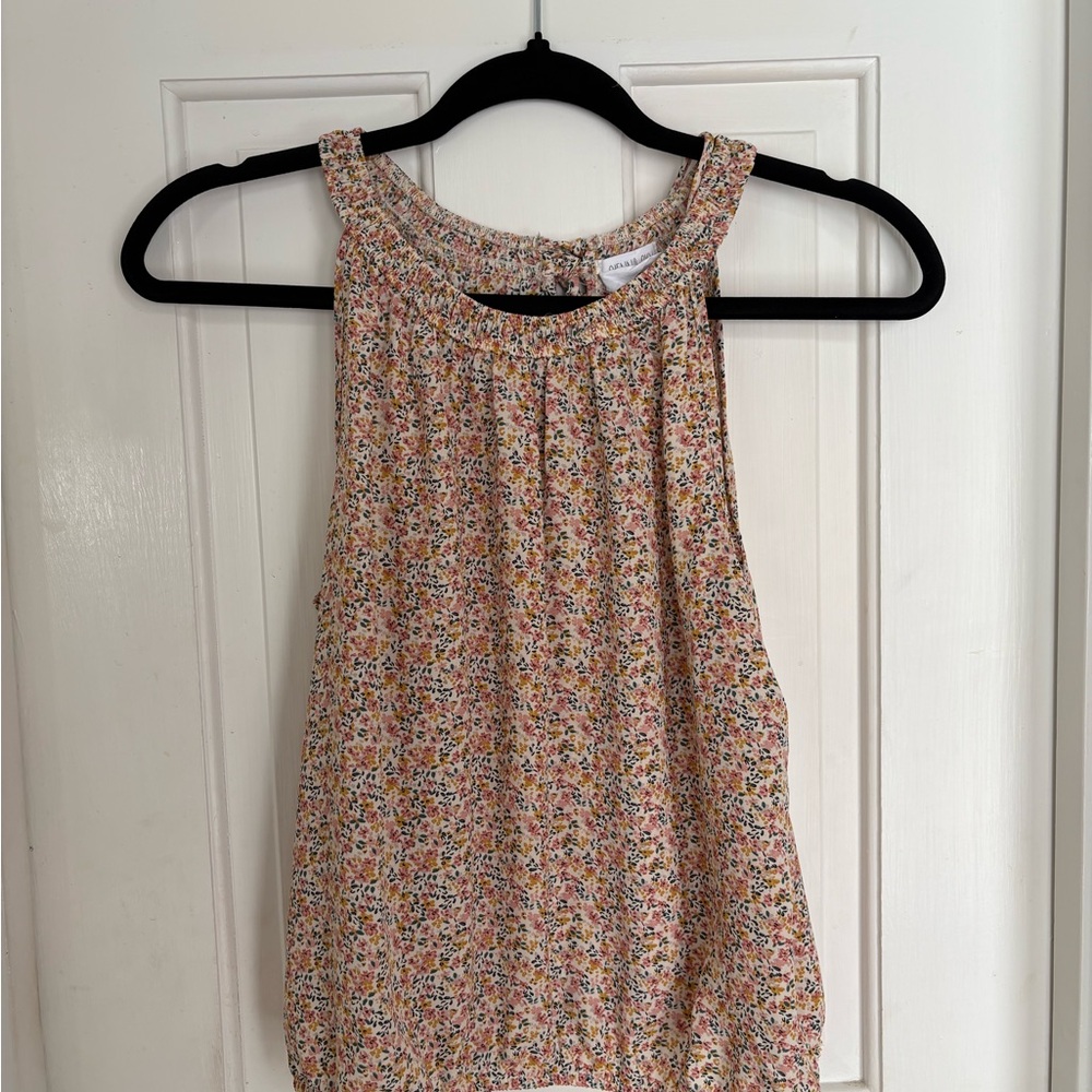 Floral Sleeveless Top